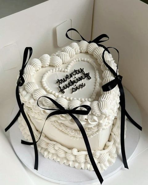 Vintage Heart Cake